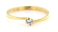 Ringe Forever Gioielli Dame SOLITARIO ORO ZIRCONE in Gold Zircone FGAN00273 - FGAN00273